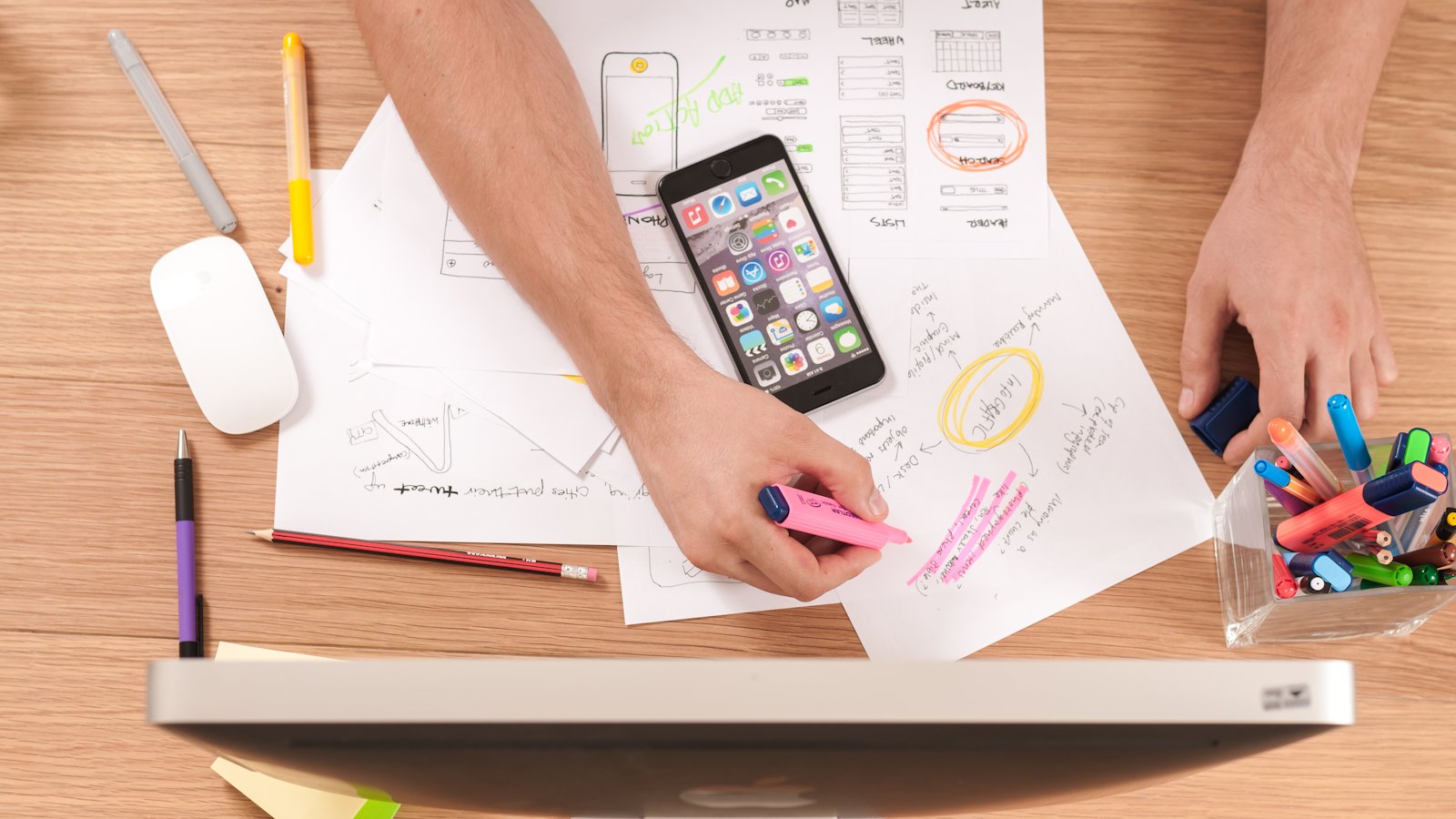 Business listing sites and local SEO search results concept